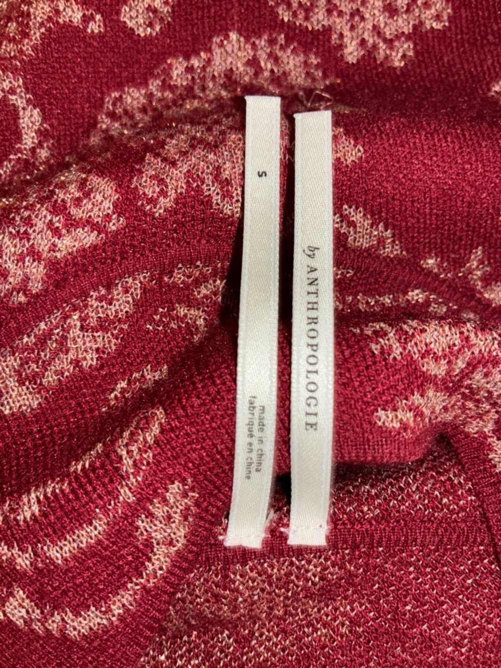 Maeve - Anthropologie Ruched Mock Neck Sweater Sz S - Picture 2 of 12